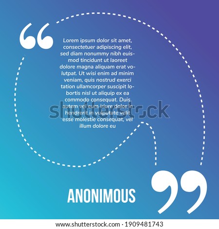 This is a graphic about quotes. The color presentation uses an interesting gradient. It is suitable for use on the Instagram feed or other social media.