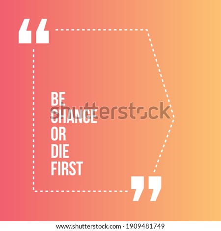 This is a graphic about quotes. The color presentation uses an interesting gradient. It is suitable for use on the Instagram feed or other social media.