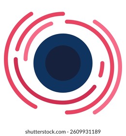This graphic can enhance digital media, suggesting motion and connectivity in technology and communications.