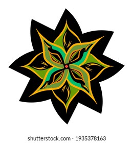 Este es un diseño gráfico con un encantador concepto de flor jazmín. El jazmín mismo es un símbolo de fragancia. Este diseño tiene como objetivo utilizar logotipos, símbolos, fondos, etc.