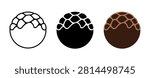 This graphic displays chocolate-coated ice cream balls in white, black, and brown styles