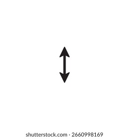 Este gráfico presenta flechas que apuntan hacia arriba y hacia abajo, simbolizando el movimiento, la transferencia o el intercambio de una manera clara y concisa. Es simple y eficaz.