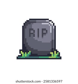 this is a grave in pixel art with colorful color,this item good for presentations,stickers, icons, t shirt design,game asset,logo and project.