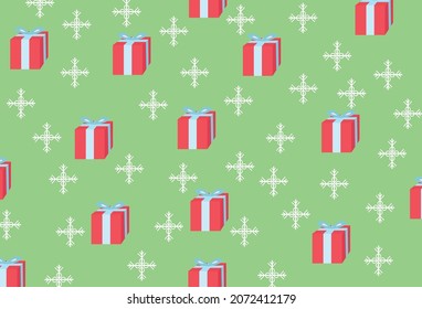 This is a great Christmas pattern for gift wrapping, curtains, clothes, and anything else that is Christmas-related or not