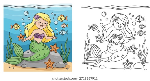 Esta é uma ótima ilustração vetorial em estilo de divisão. O contraste entre a versão colorida e a arte em linha torna-o perfeito para o nicho "livro de colorir", que é bastante popular em sites de ações. Boa sorte com o seu upload!