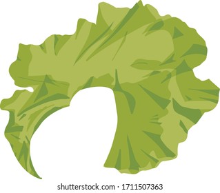 This is a green algae in the sea.