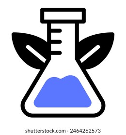 This Green chemistry icon is suitable for Eco friendly consumption, Ecology, and Renewable Energy