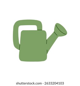 This is a Green Watering Can specifically designed for Gardening and Plant Care for your garden Vector illustration