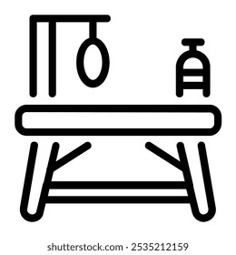 This Grooming table icon is suitable for veterinary, pet lover, animal shelter, etc.