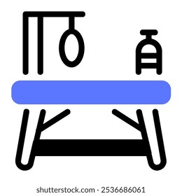 This Grooming table icon is suitable for furniture, household, interior decoration, etc.