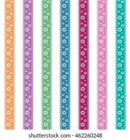 This is a group of a plurality of monochrome color flowers ribbon (ribbon rope lines), it can be used as decoration, background, creative design, etc.