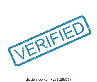 This grungy blue stamp with 