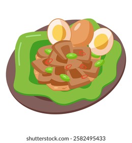 This Gudeg illustration is for Indonesian food or Indonesia event etc