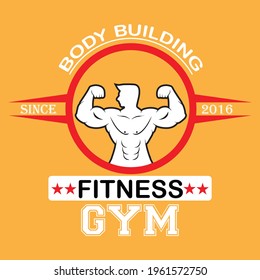 This is GYM t-shirt Design.