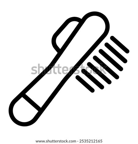 This Hair comb icon is suitable for veterinary, pet lover, animal shelter, etc.