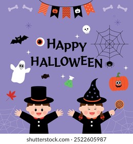 This is a Halloween Day illustration design.