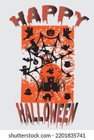 This is Halloween Design, color changeable, printable