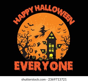 this is a halloween t shirt design.happy halloween everyone it text include this design.