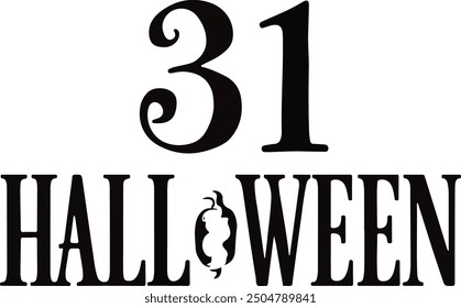 This is halloween typography design.