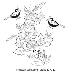 This hand drawing line art illustration. You will easily edit and change color.