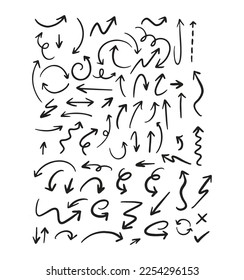 This is a Hand Drawn Vector Arrows Collection.