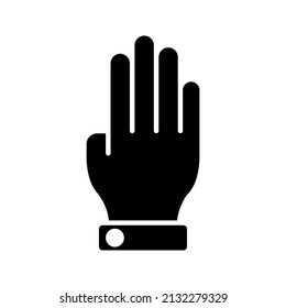 this is hand gesture icon using solid style