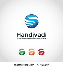 This is a hand logo unique style and look.