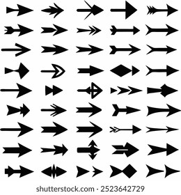 This hand-drawn arrow vector set includes creative and unique designs for navigation, decoration, and artistic projects. Ideal for digital artwork, illustrations, and graphic design elements.