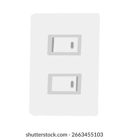 Esta es una ilustración dibujada a mano del interruptor.