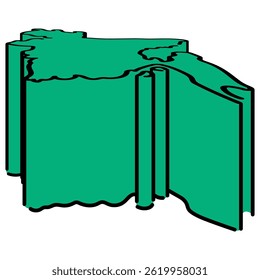 Esta Ilustración vectorial isométrica dibujada a mano de la República de las Personas de Bangladesh es perfecta para materiales de negocios internacionales, contenido educativo y diseños con temas de viajes.