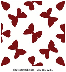 This hand-drawn seamless pattern of red bows adds a cute and festive touch to any design. Ideal for wrapping paper, decor, fashion prints, and holiday-themed digital projects.
