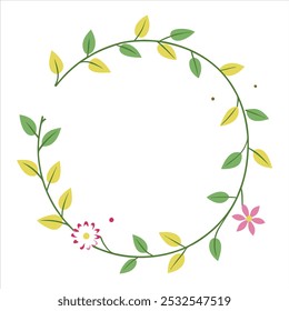  This hand-drawn spring border background design features delicate floral and nature elements, perfect for adding a fresh, seasonal touch to your digital projects and creative designs.