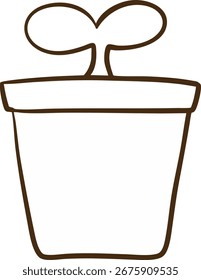 Esta es una ilustración de estilo dibujado a mano.
