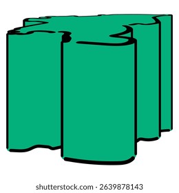 This hand-drawn style vector features Tovuz, Azerbaijan.Great for travel designs, presentations, or casual business use.