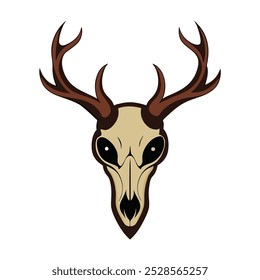  This hand-drawn vintage deer skull vector illustration offers intricate detail and rustic appeal. Ideal for tattoo designs, decor, or nature-inspired digital projects.