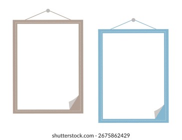 Este painel de mensagens vertical suspenso tem amplo espaço de cópia para qualquer mensagem, desde títulos até frases longas.