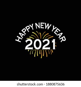 This is a Happy new year 2021 T-shirt design