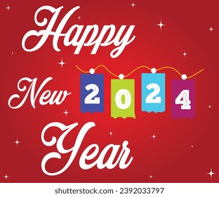 This is a happy new year vector icon which can be used through the worldwide for new year or thirty first night celebration.