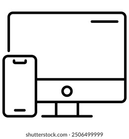 This Hardware icon design represents computer equipment, technology devices, IT hardware, and electronics. Perfect for use in technology and electronics-related websites.