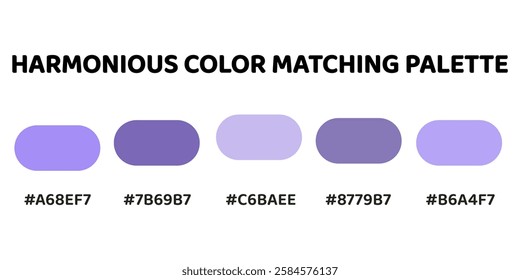 This harmonious color palette features soft magenta and purple tones for a serene and elegant aesthetic. light lavender, muted purple, pale lilac, soft violet, light magenta. Harmonious vibe. 210.