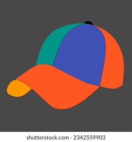 This hat with a bright color pattern will make us look younger