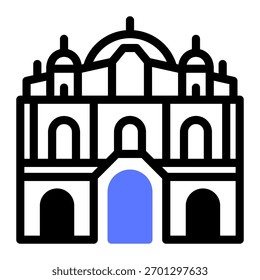 Este icono de Hawa Mahal es adecuado para la cultura de la India.