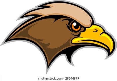 This Is A Hawk Mascot Logo