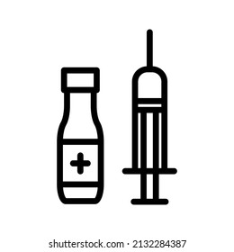 este es un icono de salud que utiliza el estilo de esquema