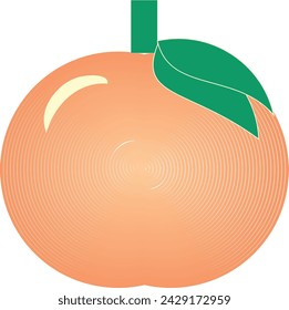 este es un icono naranja saludable
