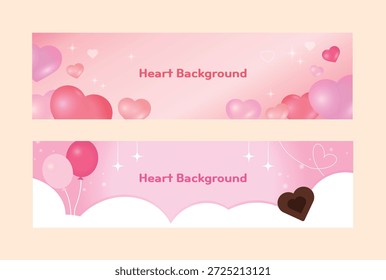 Este es un diseño de ilustración de fondo de corazón.