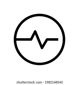 das ist das Herzschlag-Vektorsymbol. Kann für Ihre Unternehmensanforderungen verwendet und bearbeitet werden.