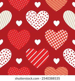 This heart-filled seamless pattern background is perfect for Valentine’s Day, romantic designs, and themed decor. Add a playful touch of love to any project with this charming vector.