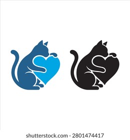 This heartwarming design in image_88fac2.png features two stylized silhouettes of cats tenderly embracing large hearts. By pairing a blue and a black version, the image conveys a sense of love and companionship, making it a perfect graphic resource for pet-related projects, Valentine's Day designs, or any creative work that celebrates the bond between humans and their feline friends.

#Cats #Heart #FelineLove #PetArt #GraphicDesign #VectorIllustration #AnimalLovers #LoveDesign