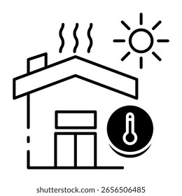This Heatwave icon is suitable for Global Food Crisis, Food Bank, etc.
